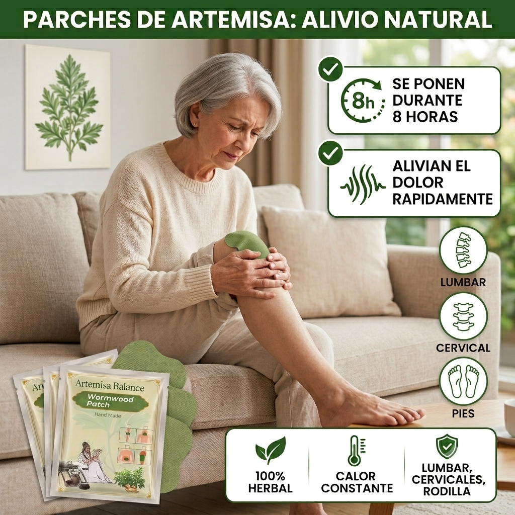 Artemisa Balance™ - Parches de Artemisa para Reducir Dolor Muscular y Articular