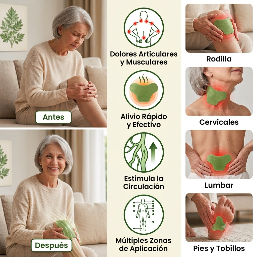 Artemisa Balance™ - Parches de Artemisa para Reducir Dolor Muscular y Articular